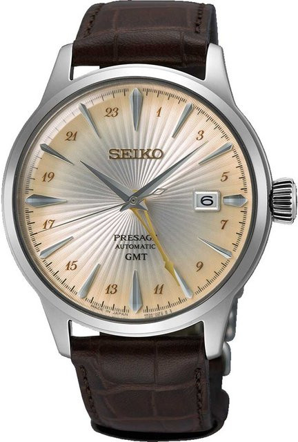 Seiko Armbanduhr Presage Cocktail Time GMT, Automatik, Edelstahl, 41 mm, Herren - Bild 1