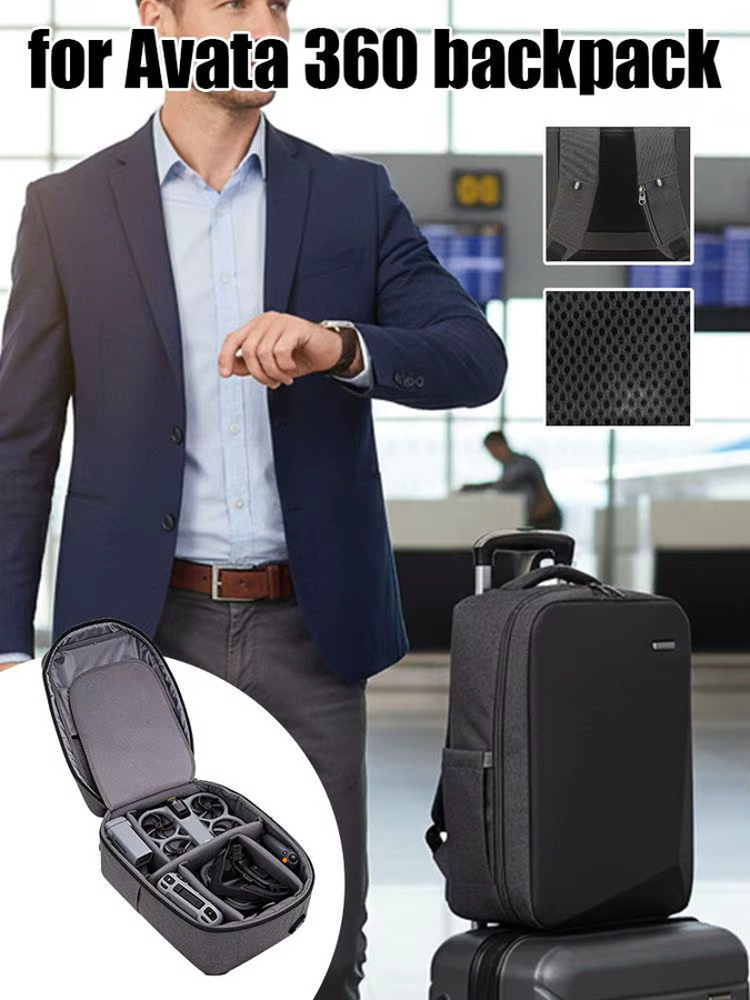 DJI Avata 360 Motion Combo Kamera Tasche und Rucksack für Drohnen-Zubehör - Bild 7