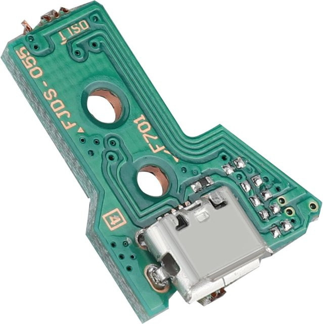 Ersatz USB Ladeboard Anschluss Buchse für PS4 Controller Gamepad JDS 050 in Blau - Bild 1