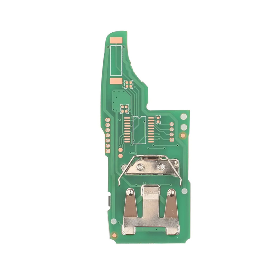 Jingyuqin Fernbedienung Flip Key für VW Volkswagen Sharan Multivan T5, 434MHz ID48, Farbe: Grün - Bild 2