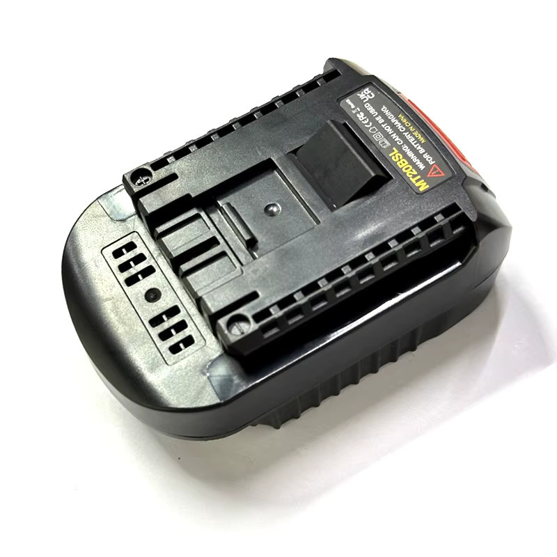 Akku-Adapter-Konverter MT20BSL von Makita für Makita 20 V Max Li-Ionen-Akkus und Bosch 18 V Lithium-Akkus, Farbe: Schwarz - Bild 2