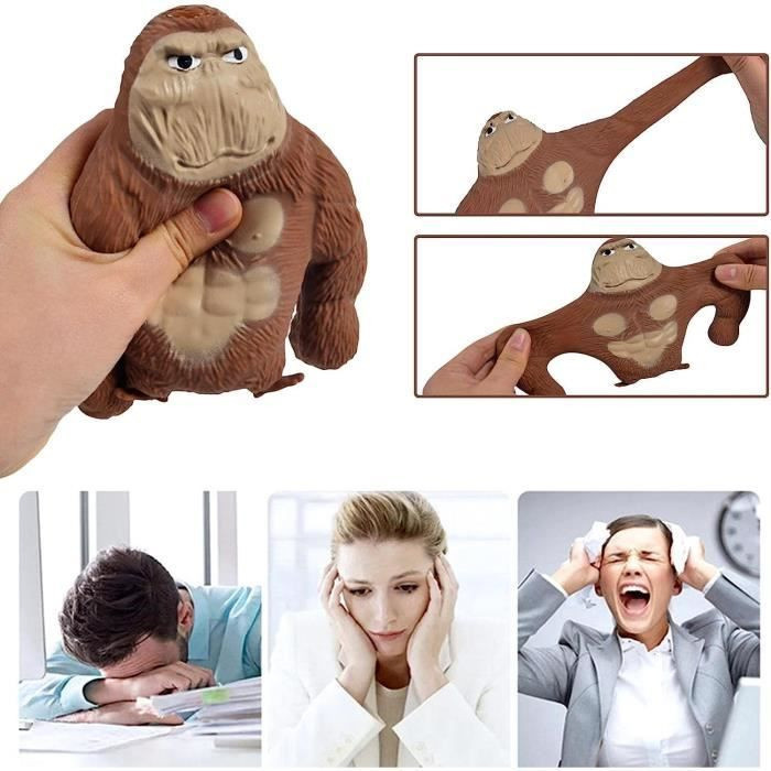 LG-EXPRO Orang-Utan Spielzeug aus TPR-Gummi elastisch für Erwachsene - Bild 4