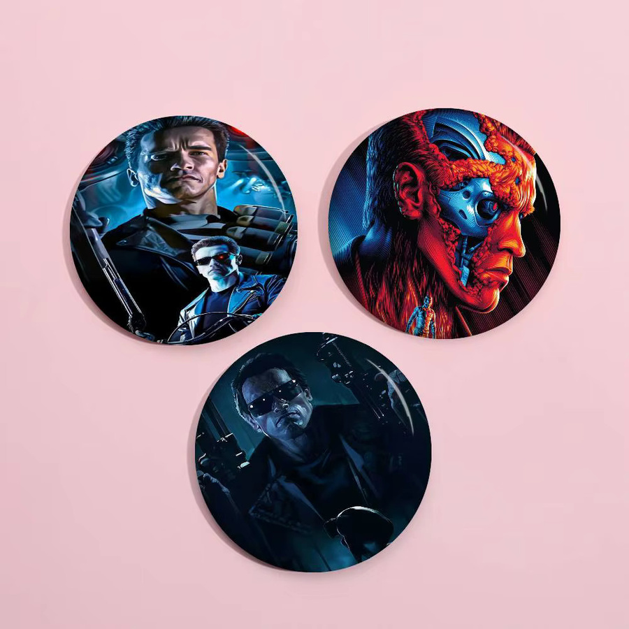 Button Pin Film „Der Terminator“ Anime, Brosche - Bild 2