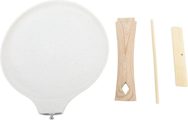 TOMTOP JMS Antihaftbeschichtete Crepe-Pfanne aus Aluminiumlegierung in Weiß - Bild 1