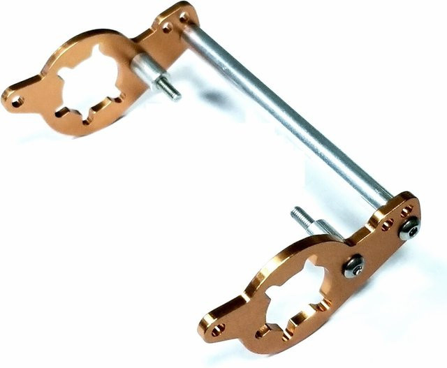 Tamiya Aluminium-Hinterdämpferplatte, Metall, Zubehör - Bild 1
