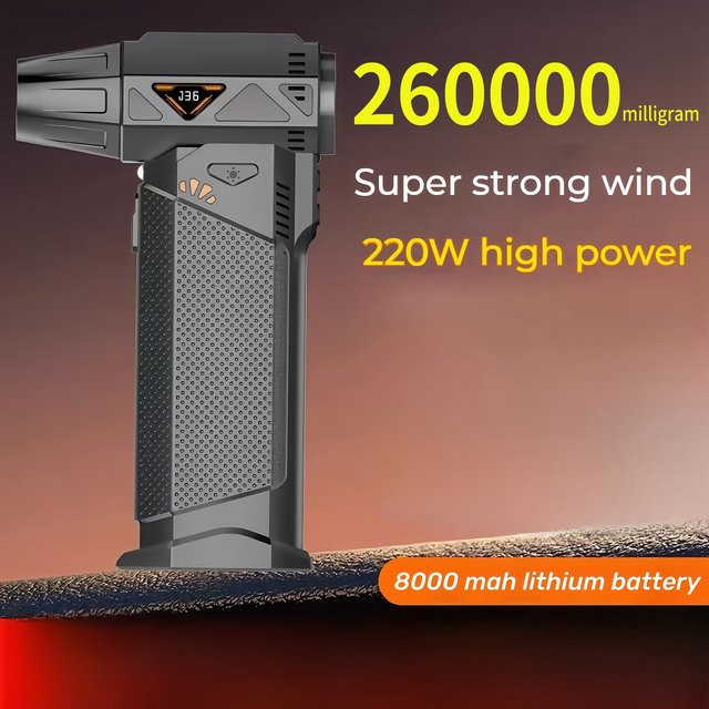 AbuDodo Turbo-Lüfter mit bürstenlosem Motor für industrielle Kühlung, 260 g Abtrieb und 53 m/s Luftstrom - Bild 1