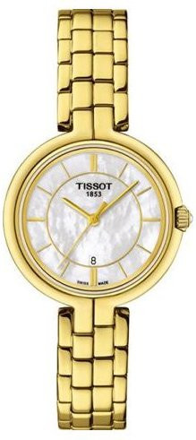 Tissot Armbanduhr Weißgold, Quarz, Weiß, Damen - Bild 1