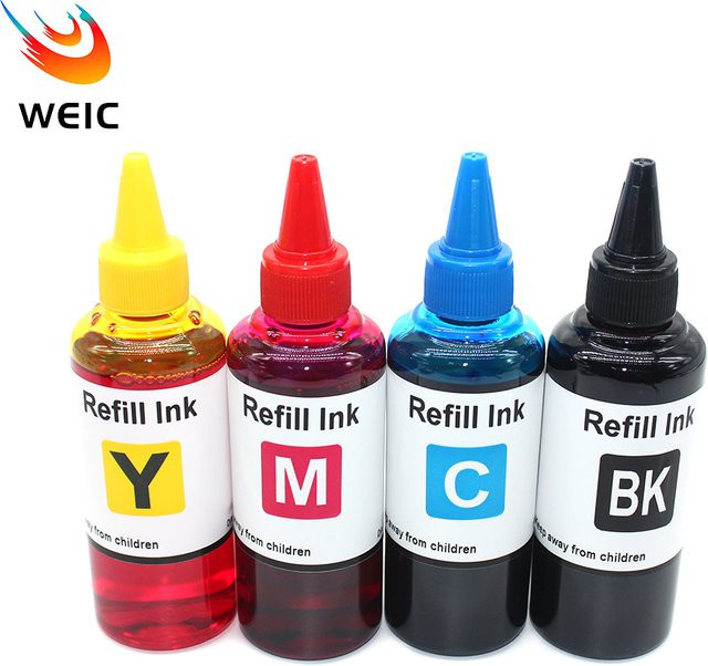 HP 305 XL Refill Tintenpatronen Set für DeskJet 2700 2710 2721 2722 4120 4110 4130 1210 1212 1215 6010, 4 Stück à 100 ml - Bild 1