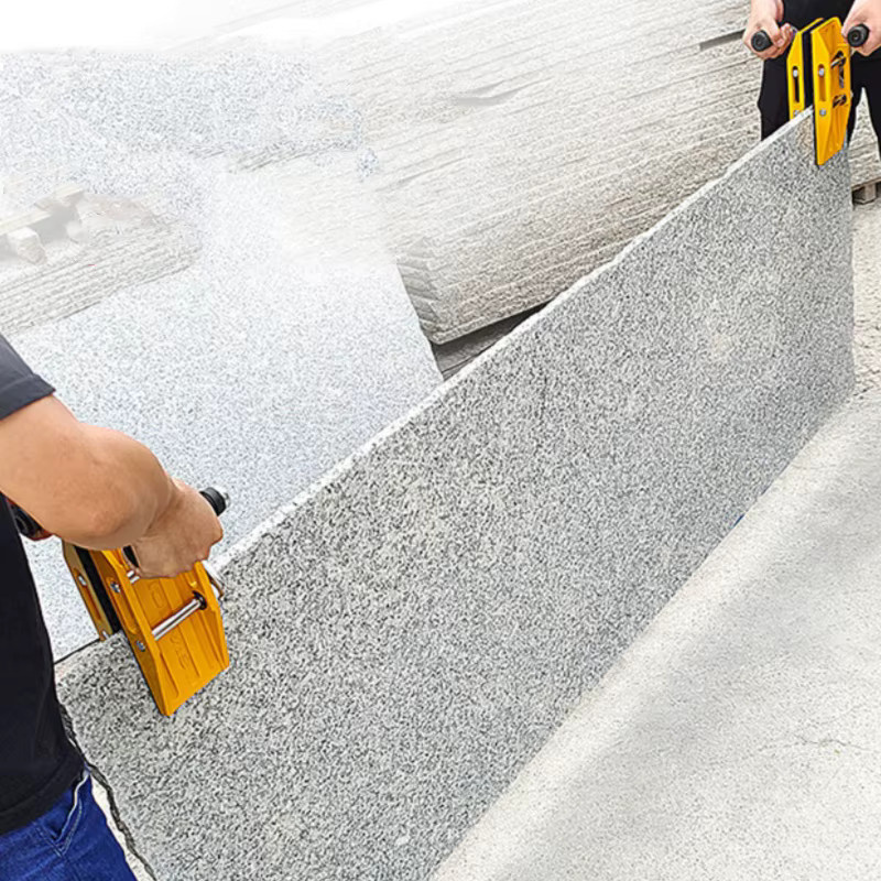 JUSTINLAU Tragbares Zwei-Personen-Klemmwerkzeug für die manuelle Materialhandhabung von Holz, Stein, Glas und Marmor mit 350 kg Tragfähigkeit - Bild 2