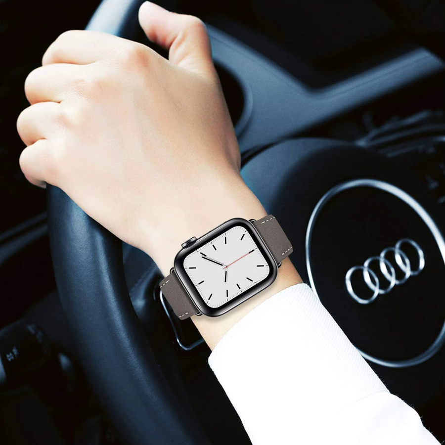 Cor Uhrenarmband Leder, Schwarz, Unisex - Bild 2