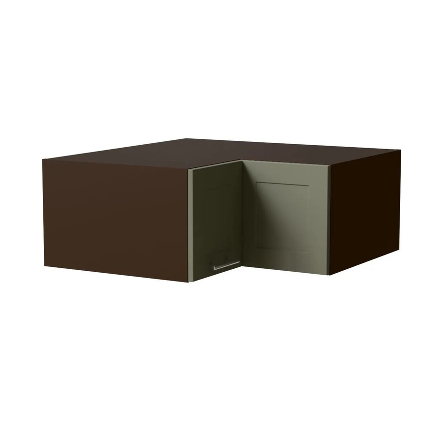 Feldmann-Wohnen Eckaufsatzschrank Oslo in Lava und Reed Green Matt mit Soft-Close-Türen, B/T/H: 90 x 36 x 90 cm - Bild 2