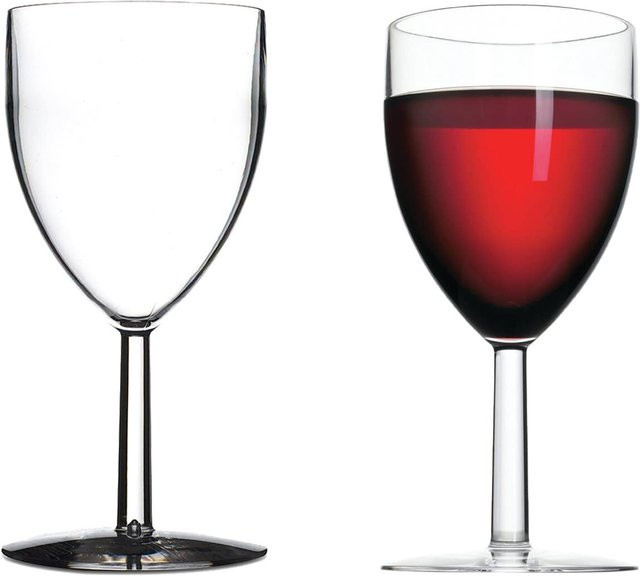 Mepal Rotweingläser Outdoor aus Kunststoff, 2er Set, transparent, 300 ml pro Glas - Bild 1