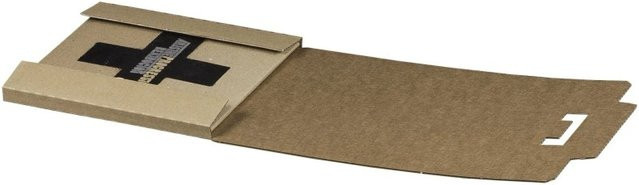 PROREGAL 50er Set Schallplattenverpackung für 7 Zoll, wiederverschließbare Versandverpackung mit Steckverschluss, Braun, B x T x H: 18,5 x 18,5 x 1,0 cm - Bild 1