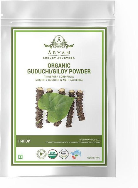Aryan Bio-Giloy-Pulver Guduchi gemahlen 100 g - Bild 1