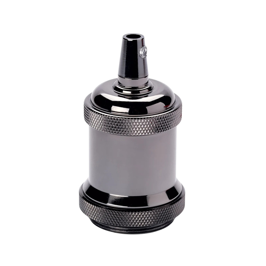 Orion Lightstyle Vintage Lampenfassung E27 in Schwarz und Gunmetall - Bild 2
