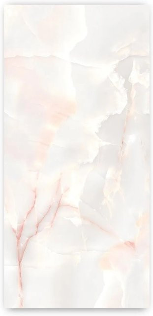 Walllux Duschrückwand in Marmor Rose aus Alu-Verbund, B/H: 100 x 210 cm, Stärke: 3 mm - Bild 1