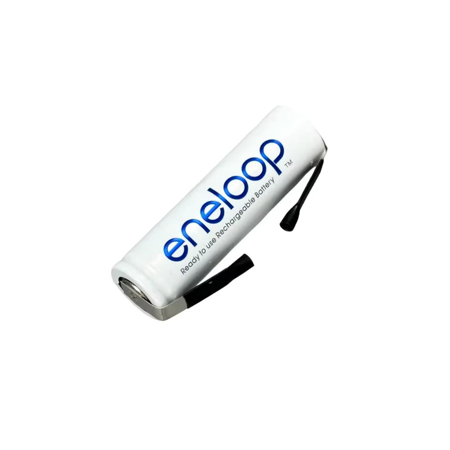 Panasonic AA Nickel-Hydrogen-Batterie 1,2V 1900mAh mit Lötpads für Elektrorasierer und Zahnbürsten - Bild 2