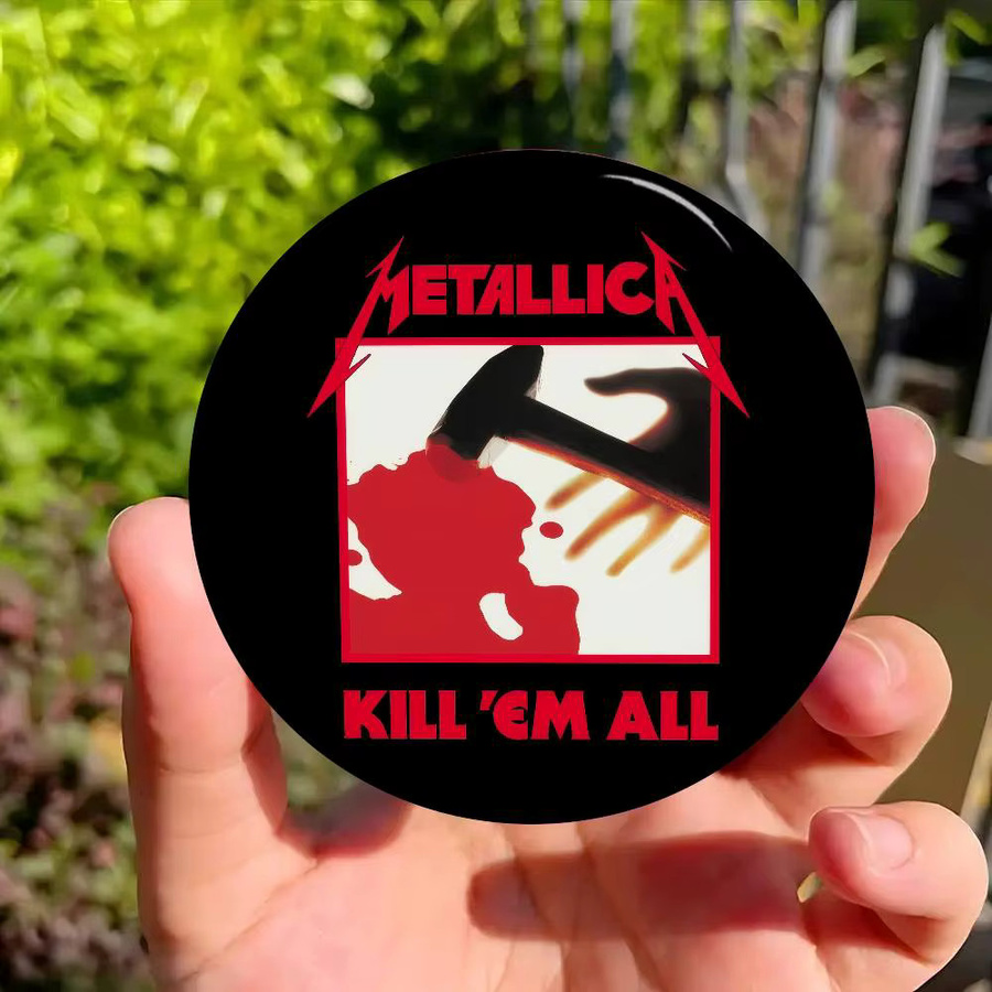 kayou Anstecknadel Metall, Logo M-Metallica Band Cartoon, Unisex - Bild 4