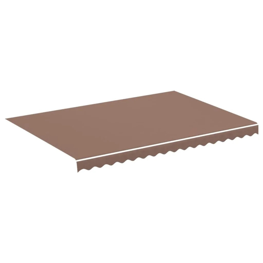vidaXL Markisenbespannung aus Polyester in Braun, B x H: 3,5 x 2,5 m - Bild 2