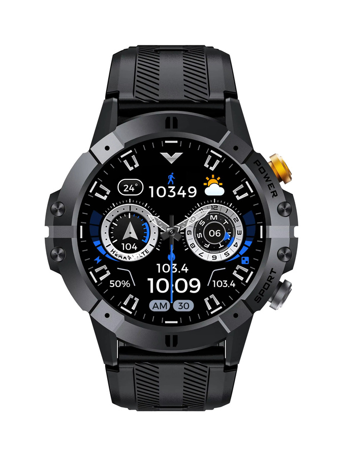 Leadoys Smartwatch, Bluetooth, Silber, Silikon, 1,52 Zoll - Bild 6