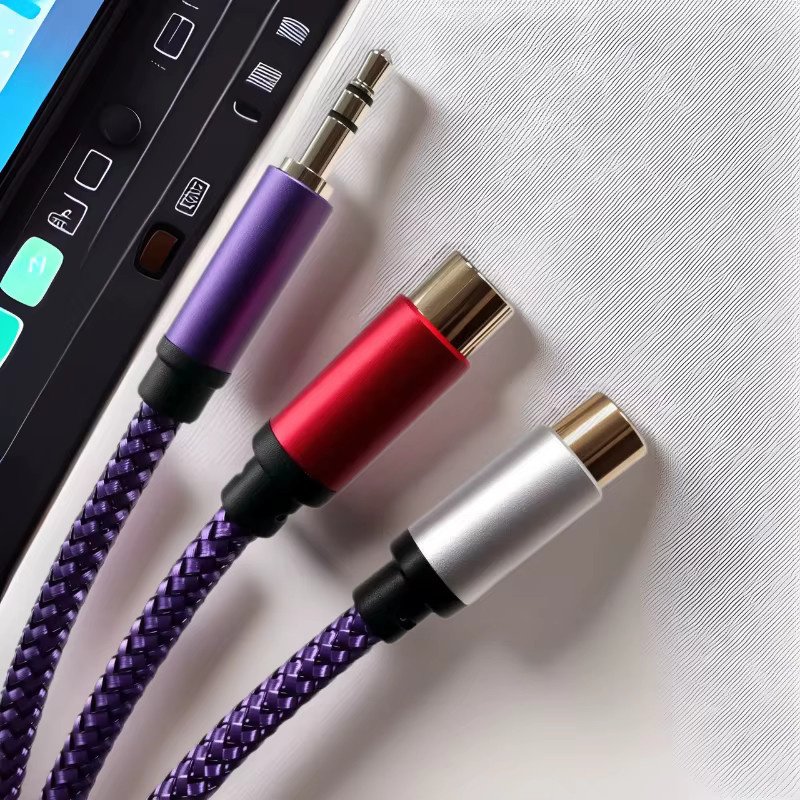 3,5 mm Klinke auf Doppel-RCA Audiokabel als Y-Splitter für Verstärker und HIFI-Audioanschlüsse - Bild 3