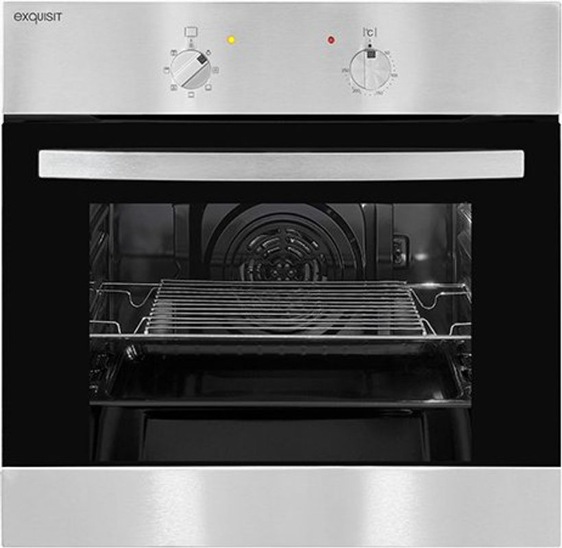 Exquisit EBE 555-1.2 U Einbaubackofen in Edelstahl, 58 l, Breite: 59,5 cm - Bild 2