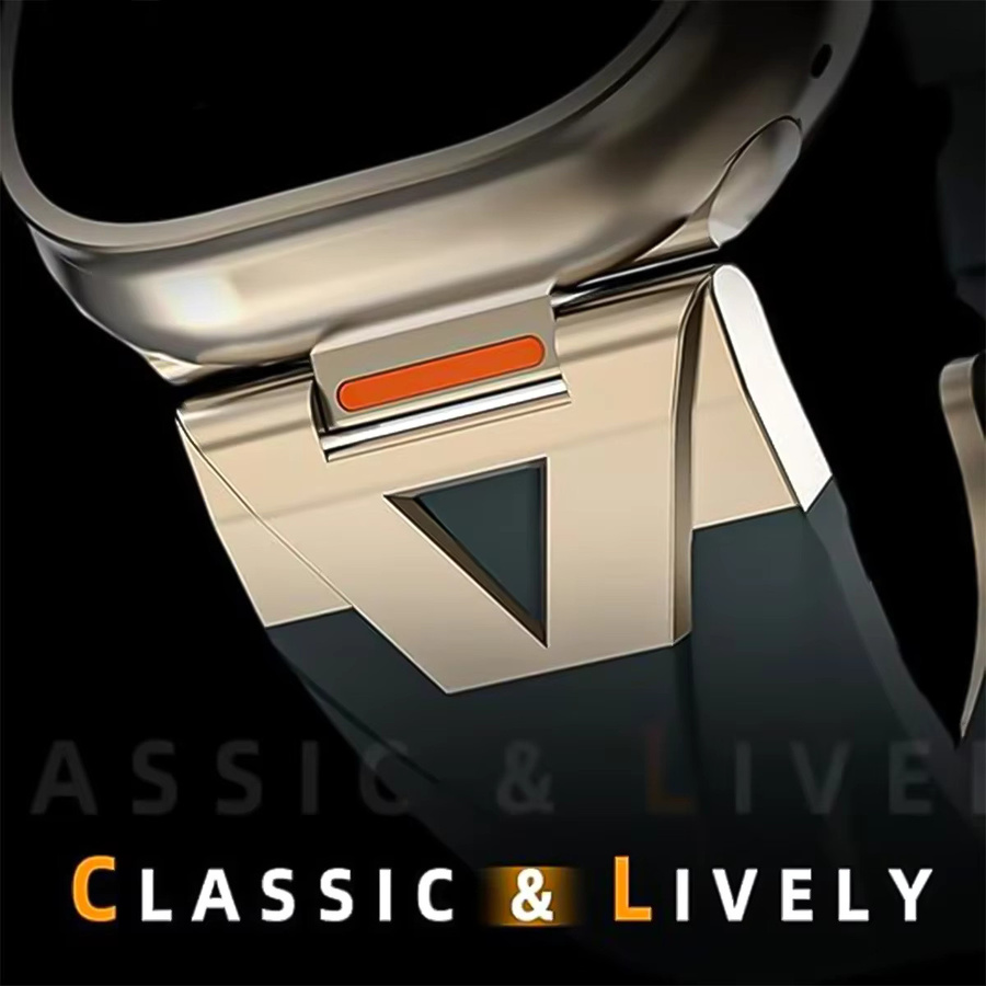 FancyWrist Uhrenarmband Silikon, Schwarz, Unisex - Bild 5