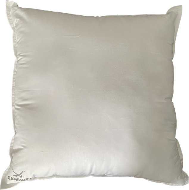 Kuschelkissen SANSIBAR in Weiß mit Punktmuster, quadratisch, B/B/H: 50 x 50 x 1 cm, Baumwolle und Polyester - Bild 1