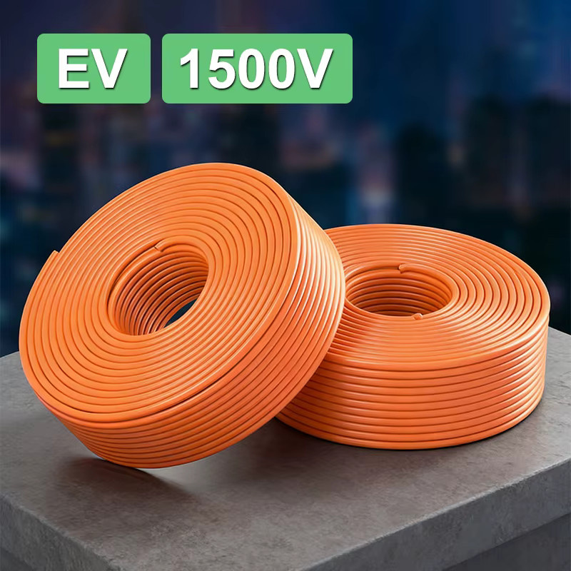 EV-Energiespeicherkabel aus sauerstofffreiem Kupfer in Orange, Hochspannungs-Kabelbaum für Elektrofahrzeuge, 1500V, 2,5-90mm², Länge: 1 m - Bild 4