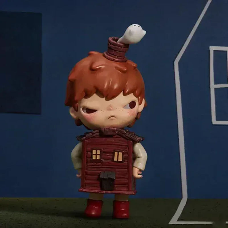 POP MART Hirono Shelter Serie Blindbox Mystery Box Überraschungs-Actionfigur aus Kunststoff in Mehrfarbig - Bild 1