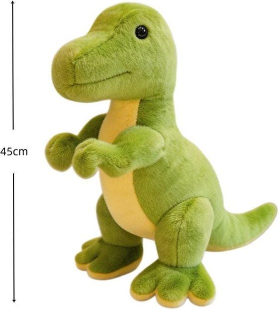 Yiran Health & Beauty Cartoon Triceratops Plüschtier Dinosaurier, Grün - Bild 1