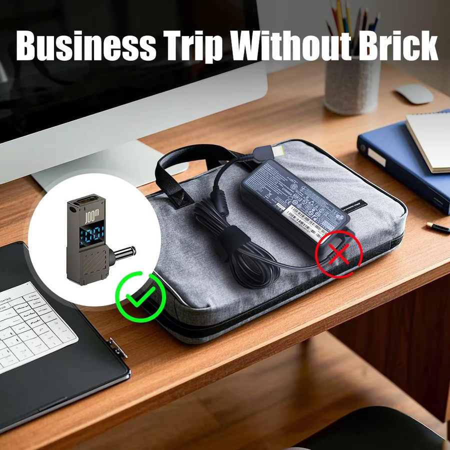 BSN PD100W USB-C zu DC-Stecker Konverter Ladeadapter für Lenovo Thinkplus HP und DELL - Bild 3