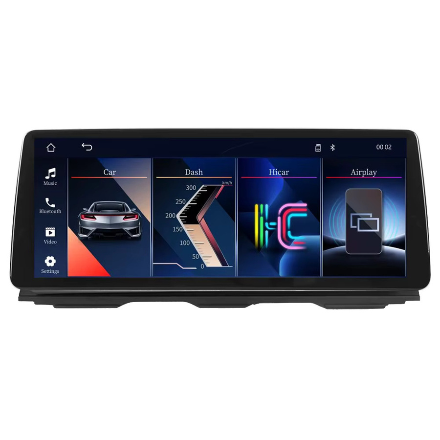 MEKEDE All-in-One Autoradio Navigations-Headunit mit 12,3 Zoll Multimedia-Display für BMW 5er Serie F10 CIC NBT System, Schwarz, kabelloses CarPlay und Android Auto - Bild 6