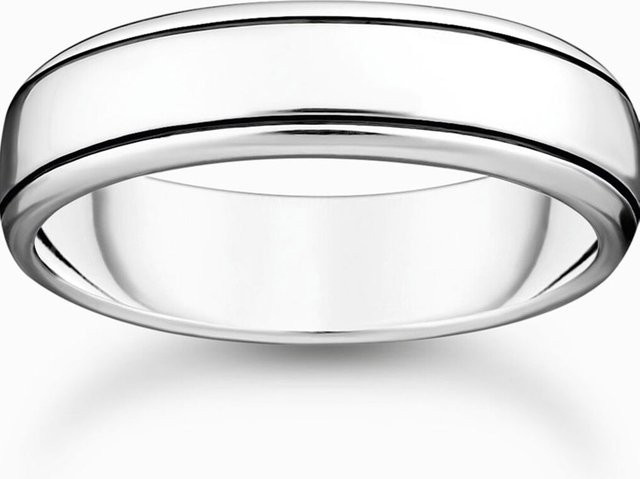 Thomas Sabo Ring, 925 Silber, Unisex, Linien - Bild 1
