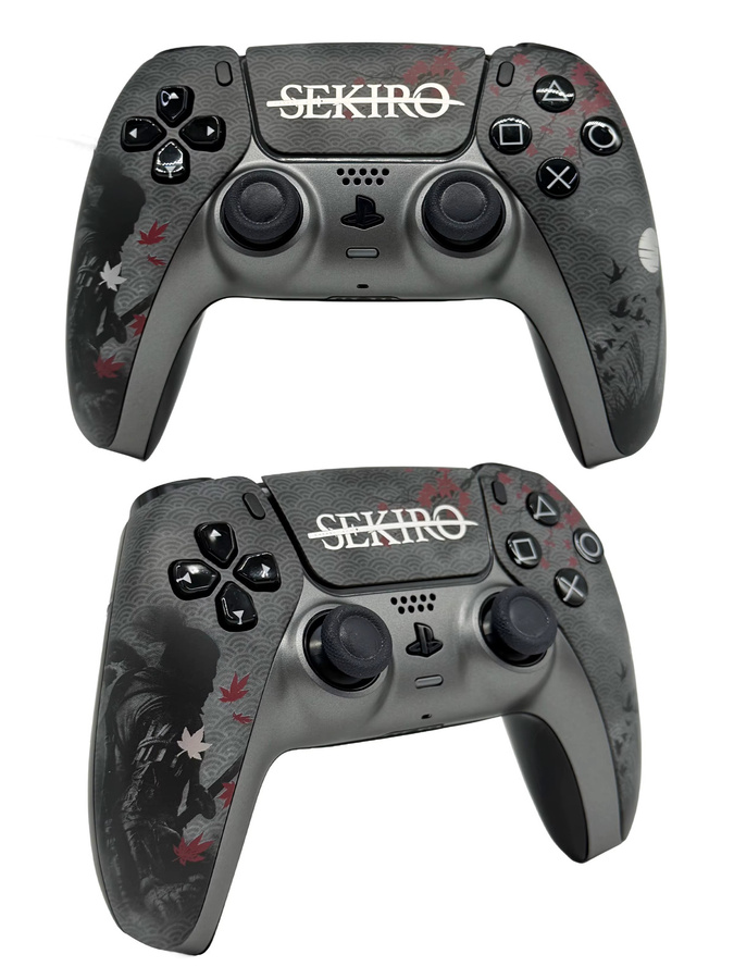 ZUIDID Wolf Custom Frontplatte mit Touchpad für PS5 DualSense Controller, Ersatz für BDM-010 bis BDM-050 - Bild 2
