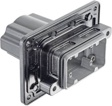 HARTING Wanddurchführungsgehäuse 19 40 006 1117 19400061117 aus Edelstahl in Grau - Bild 1