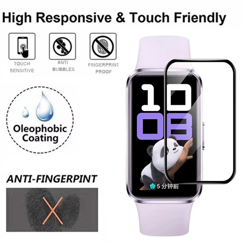3er-Set TPU 3D Displayschutzfolie für Huawei Band 10 9 8 7 6 Smartwatch transparent - Bild 3