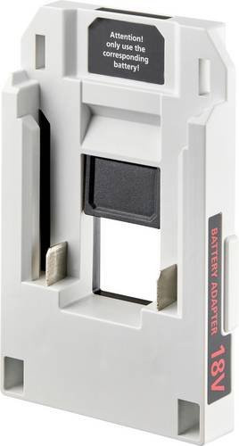 Laserliner 036.380.1 Batterie-Adapter passend für Bosch 18V Nivelliergeräte in Weiß - Bild 1