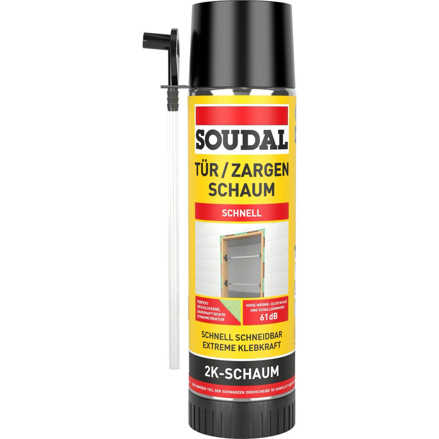Soudal 2K Zargenschaum Polyurethan Grün 400 ml - Bild 2