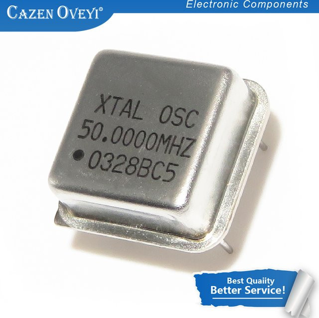 5er Set CazenOveyi Aktiver Kristalloszillator 50 MHz in Silber - Bild 1