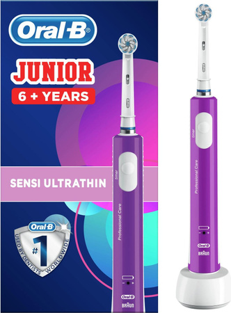 Braun Oral-B Elektrische Zahnbürste Junior 6+ lila