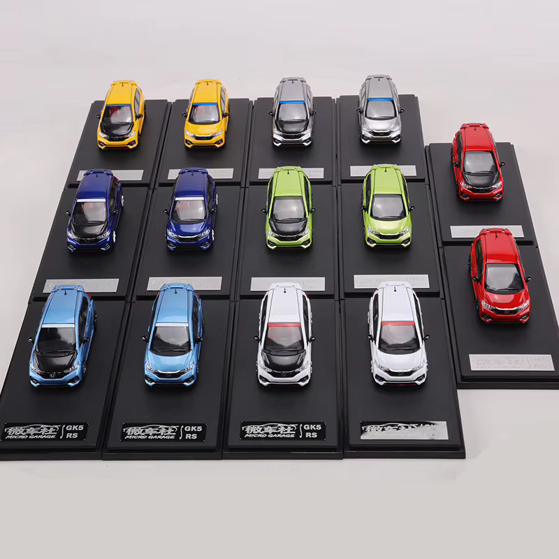 Maisto Micro Garage 1:64 Fit GK5 RS Simulationsautomodell, Gelb, Metall - Bild 2