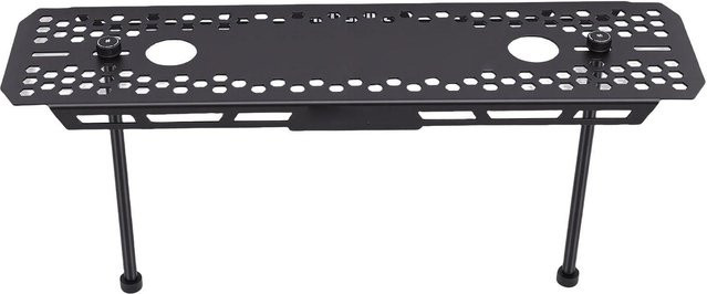 Tragbare Campingtischplatte aus Aluminiumlegierung für IGT-Systeme, modularer Ablageboden für Outdoor, BBQ und Angeln, matt, rechteckig - Bild 1