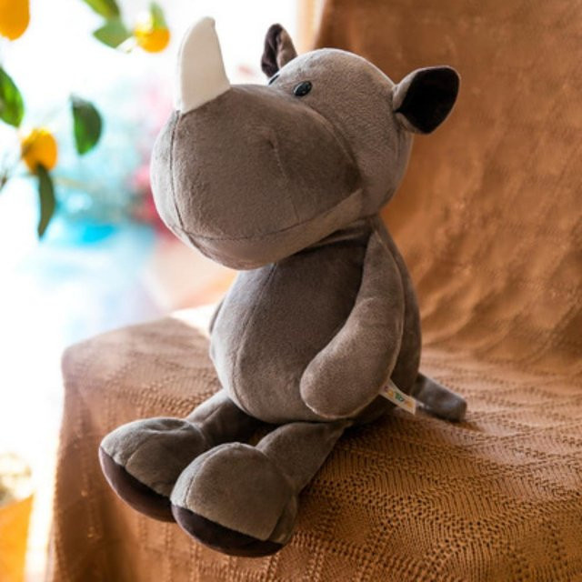 Waldtierpuppe Giraffe Löwe Affe Hund Tiger, Plüschtier, 35cm - Bild 1