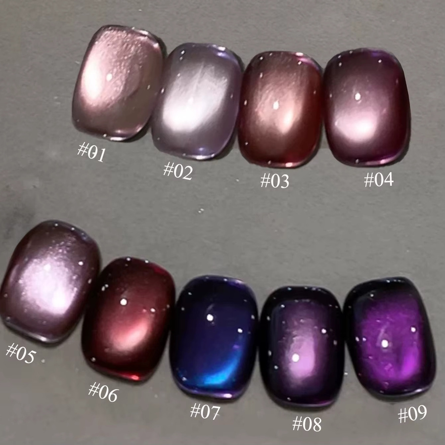SHAKA Nagellack, Rot-Lila, schimmernd - Bild 3