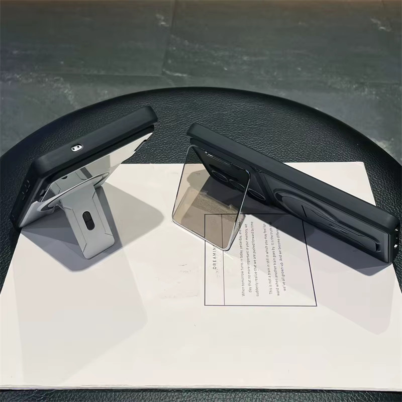 SUNWARD Stoßfeste MagSafe Handyhülle mit magnetischer Kamerahalterung für Samsung Galaxy S26, S25 FE, S24, S23 Ultra, A57, A37, A17, A07, A36 in Schwarz und Rot - Bild 1