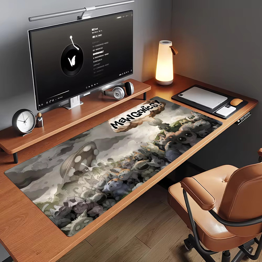 Mewgenics Mauspad für Computer und Laptop, rutschfeste Gummi-Mausmatte für Gamer in Multicolour - Bild 5