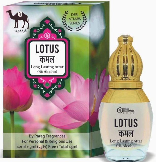 Parag Fragrances Desi Attar Lotus, 15 ml, Unisex - Bild 1