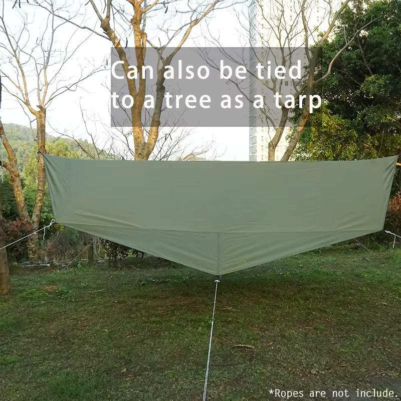 Top Lander Campingmatte in Grün, wasserdichte Picknickmatte und Bodenplane, B/T: 4,1 x 4,1 m - Bild 4