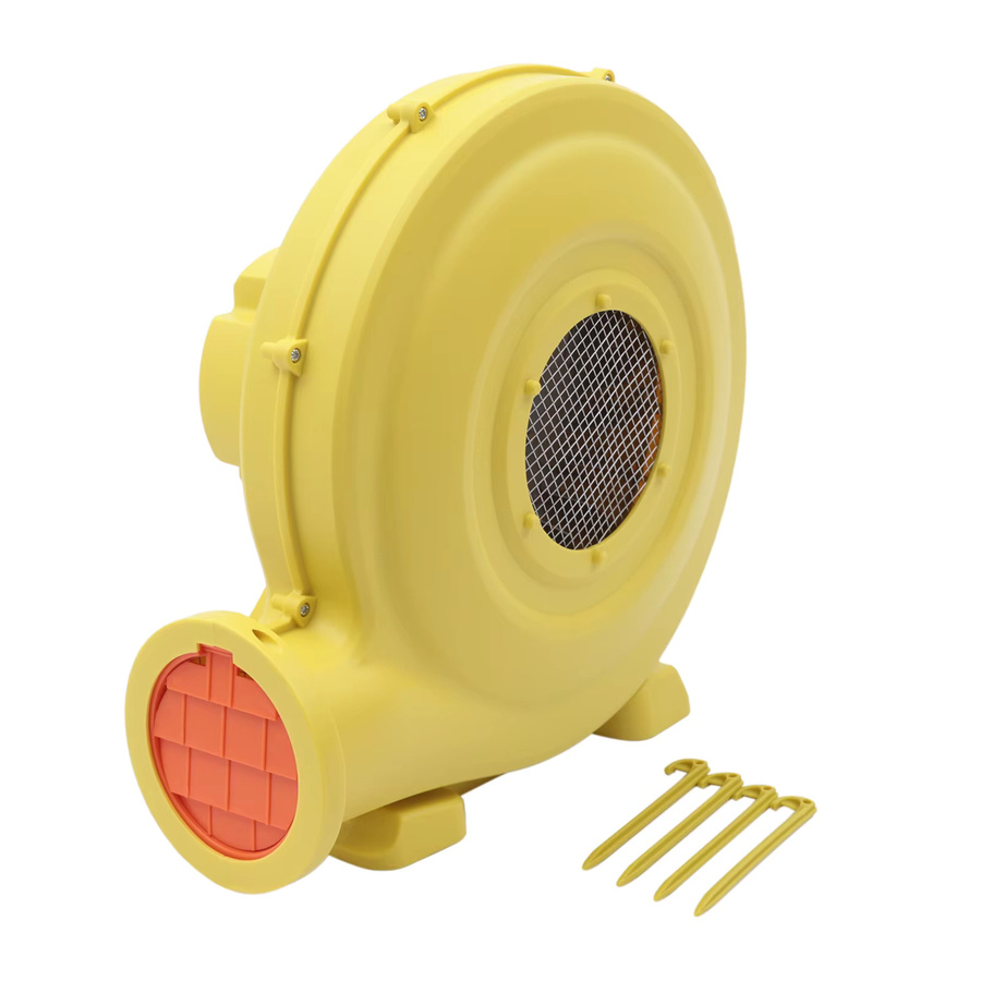 CNCEST Luftgebläse Gelb, 950W 1,25 PS Ventilator mit 2200Pa und 680m³/h für aufblasbare Produkte und Hüpfburgen - Bild 3